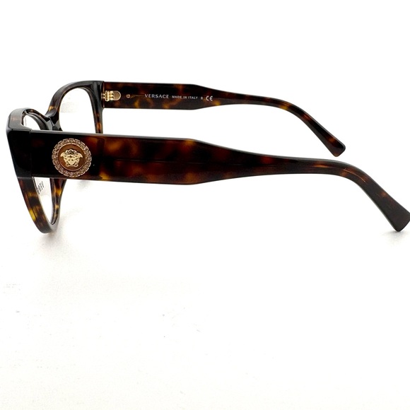 Versace Tortoiseshell Optical Glasses - Brown - ALL INCLUSIVE NWOT - Demo - Picture 2 of 11